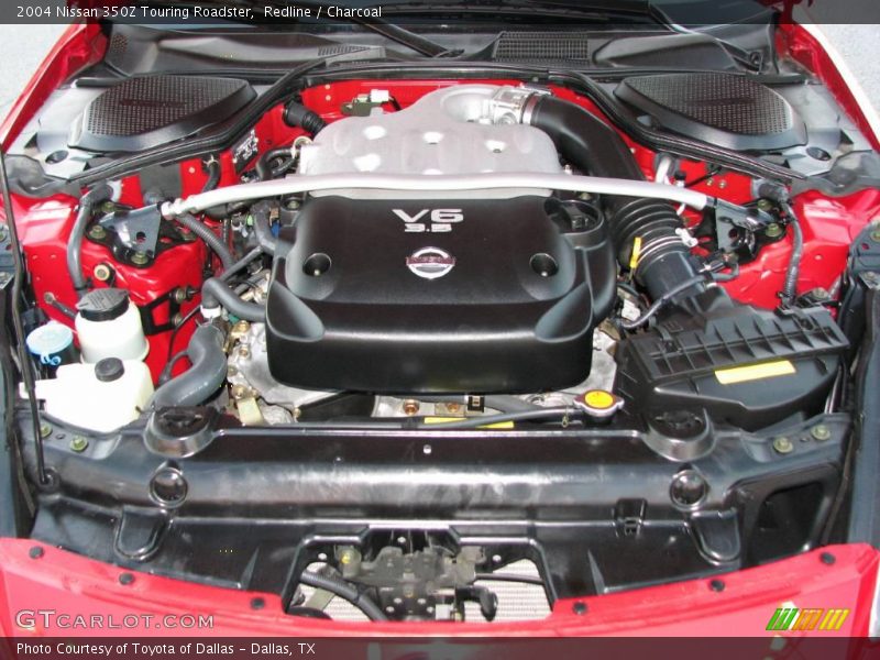 Redline / Charcoal 2004 Nissan 350Z Touring Roadster