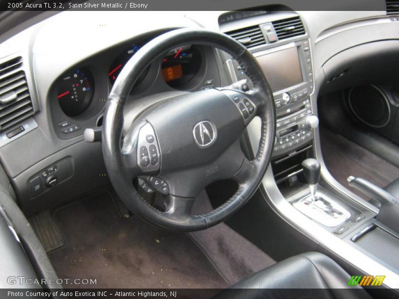 Satin Silver Metallic / Ebony 2005 Acura TL 3.2