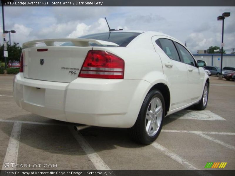 Stone White / Dark Slate Gray 2010 Dodge Avenger R/T