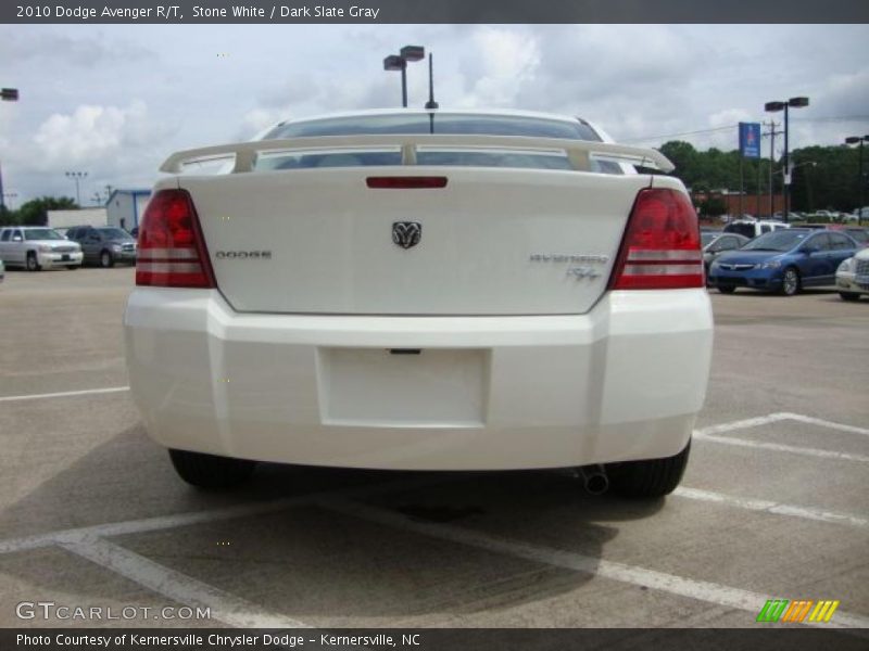 Stone White / Dark Slate Gray 2010 Dodge Avenger R/T