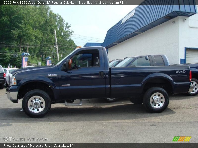 True Blue Metallic / Medium Flint 2006 Ford F250 Super Duty XLT Regular Cab 4x4