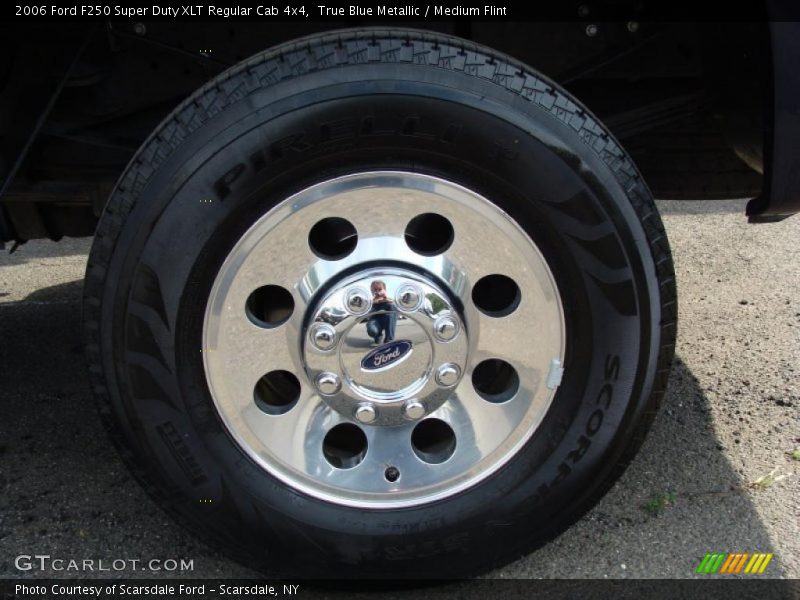 True Blue Metallic / Medium Flint 2006 Ford F250 Super Duty XLT Regular Cab 4x4