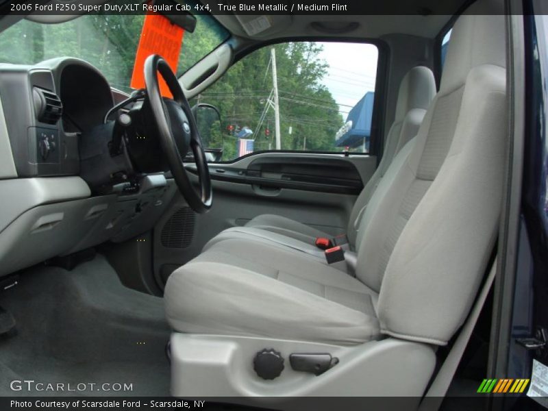 True Blue Metallic / Medium Flint 2006 Ford F250 Super Duty XLT Regular Cab 4x4