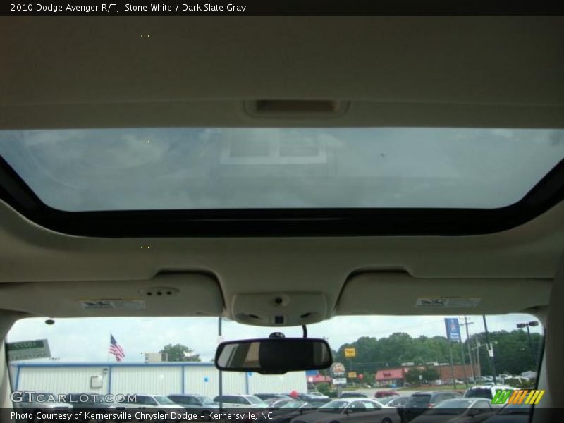 Stone White / Dark Slate Gray 2010 Dodge Avenger R/T