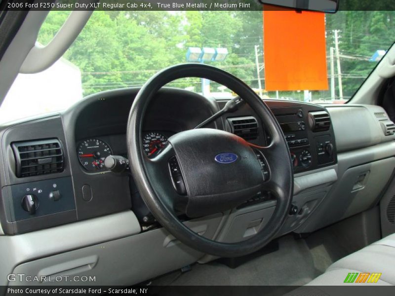 True Blue Metallic / Medium Flint 2006 Ford F250 Super Duty XLT Regular Cab 4x4
