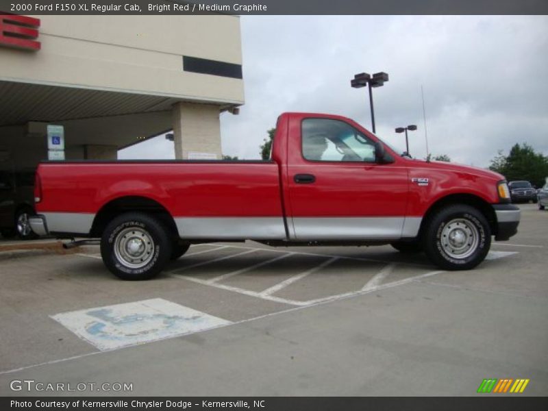 Bright Red / Medium Graphite 2000 Ford F150 XL Regular Cab