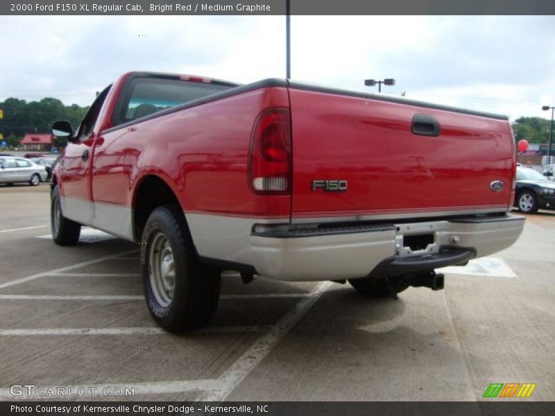Bright Red / Medium Graphite 2000 Ford F150 XL Regular Cab