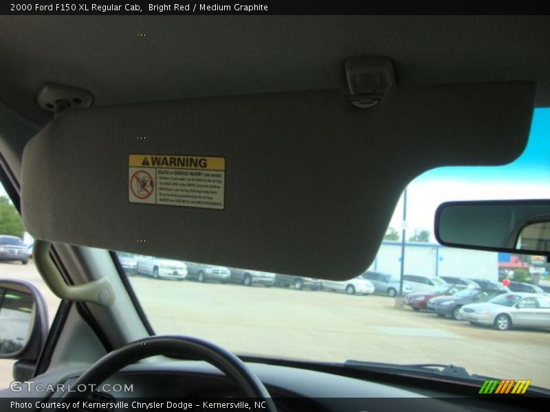 Bright Red / Medium Graphite 2000 Ford F150 XL Regular Cab
