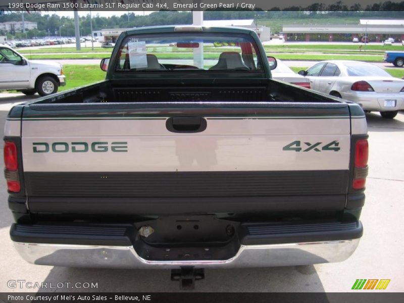 Emerald Green Pearl / Gray 1998 Dodge Ram 1500 Laramie SLT Regular Cab 4x4