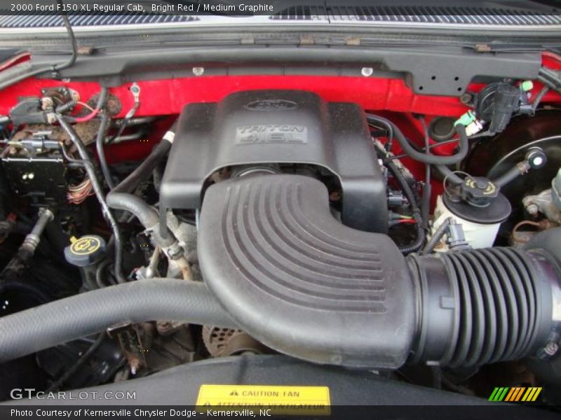 Bright Red / Medium Graphite 2000 Ford F150 XL Regular Cab