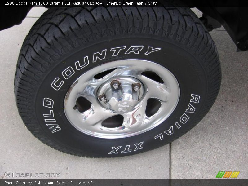 Emerald Green Pearl / Gray 1998 Dodge Ram 1500 Laramie SLT Regular Cab 4x4