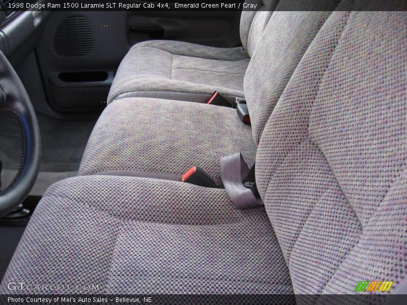 Emerald Green Pearl / Gray 1998 Dodge Ram 1500 Laramie SLT Regular Cab 4x4