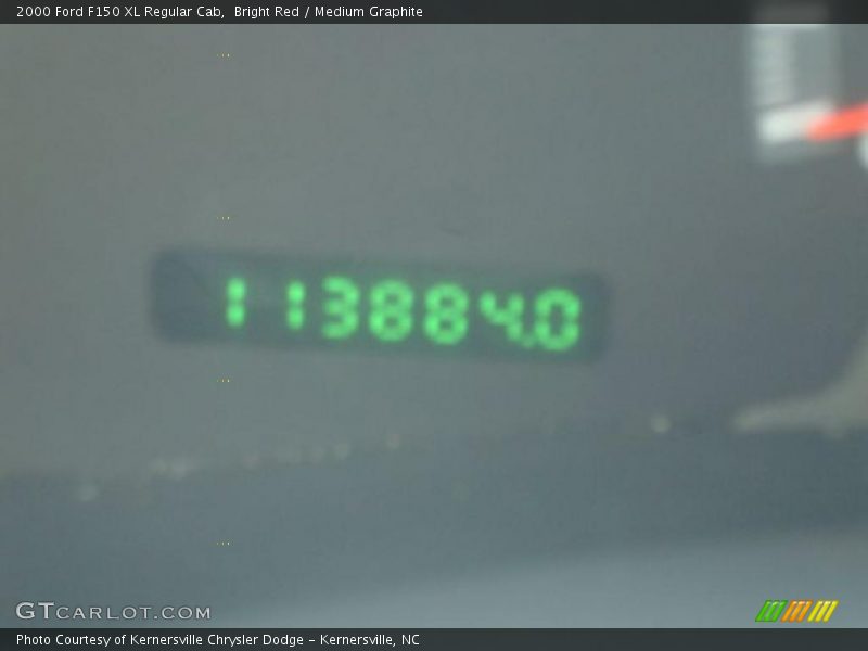 Bright Red / Medium Graphite 2000 Ford F150 XL Regular Cab