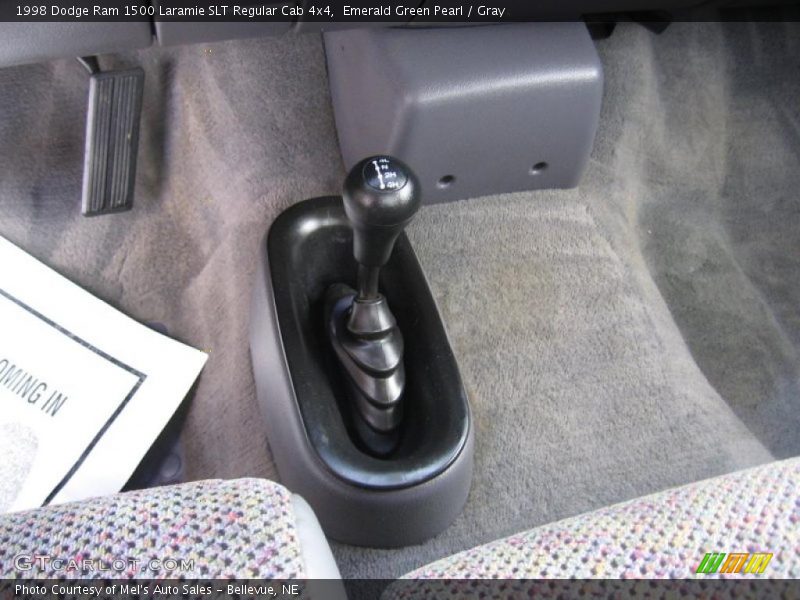 Emerald Green Pearl / Gray 1998 Dodge Ram 1500 Laramie SLT Regular Cab 4x4