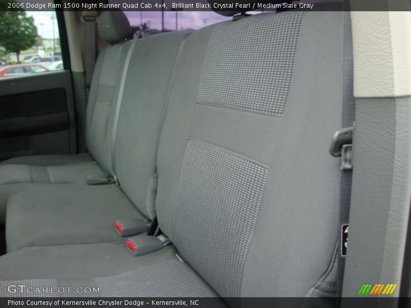 Brilliant Black Crystal Pearl / Medium Slate Gray 2006 Dodge Ram 1500 Night Runner Quad Cab 4x4