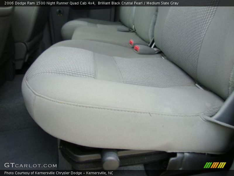 Brilliant Black Crystal Pearl / Medium Slate Gray 2006 Dodge Ram 1500 Night Runner Quad Cab 4x4