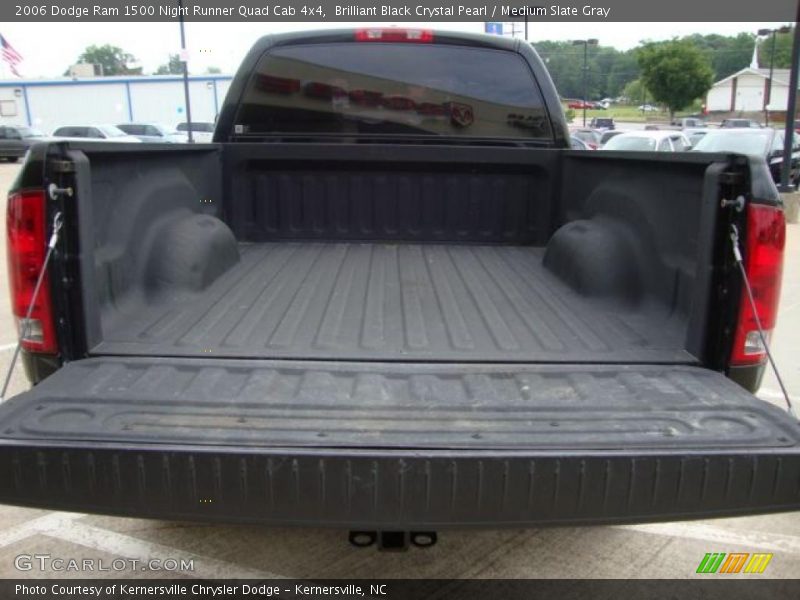 Brilliant Black Crystal Pearl / Medium Slate Gray 2006 Dodge Ram 1500 Night Runner Quad Cab 4x4