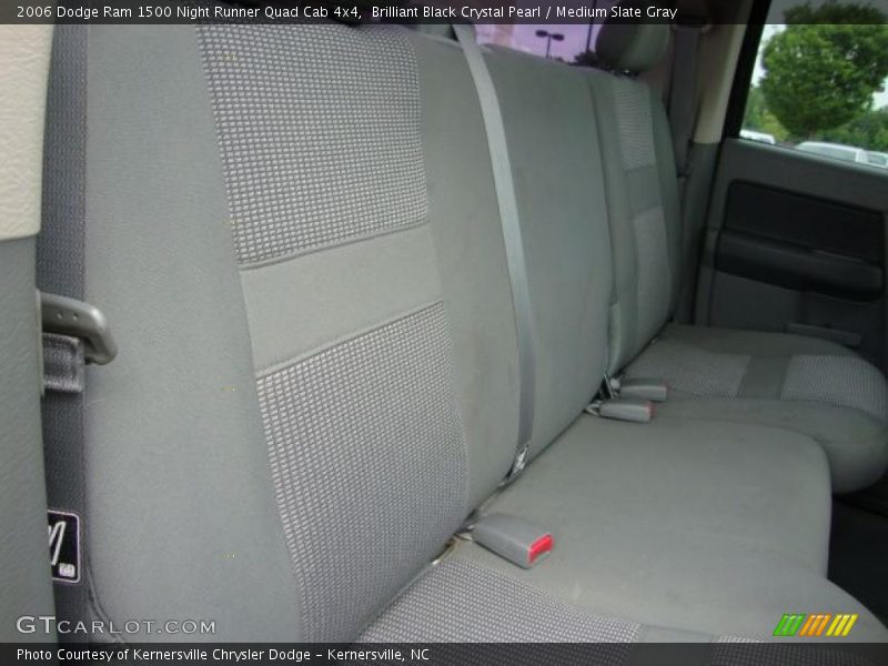 Brilliant Black Crystal Pearl / Medium Slate Gray 2006 Dodge Ram 1500 Night Runner Quad Cab 4x4