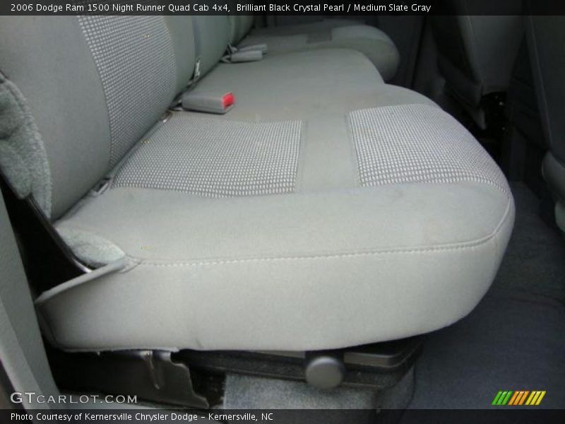 Brilliant Black Crystal Pearl / Medium Slate Gray 2006 Dodge Ram 1500 Night Runner Quad Cab 4x4