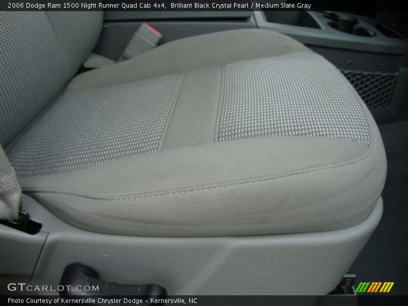 Brilliant Black Crystal Pearl / Medium Slate Gray 2006 Dodge Ram 1500 Night Runner Quad Cab 4x4
