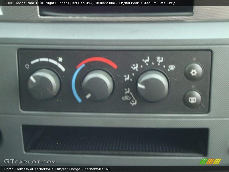 Brilliant Black Crystal Pearl / Medium Slate Gray 2006 Dodge Ram 1500 Night Runner Quad Cab 4x4