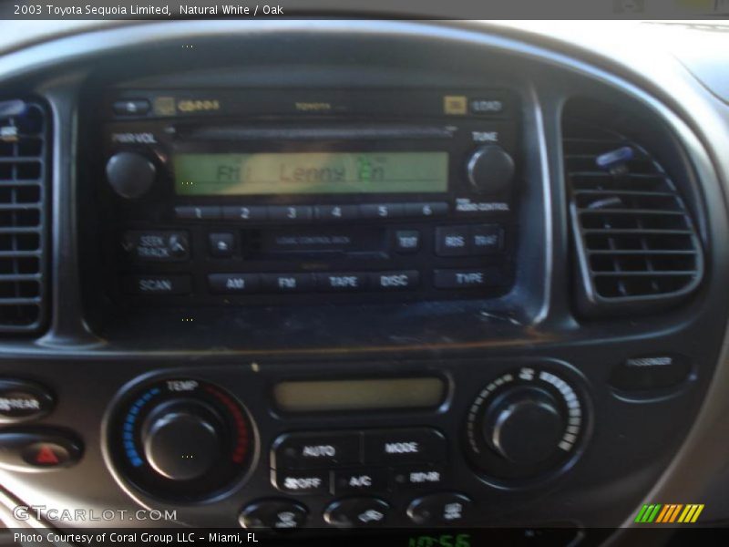 Natural White / Oak 2003 Toyota Sequoia Limited