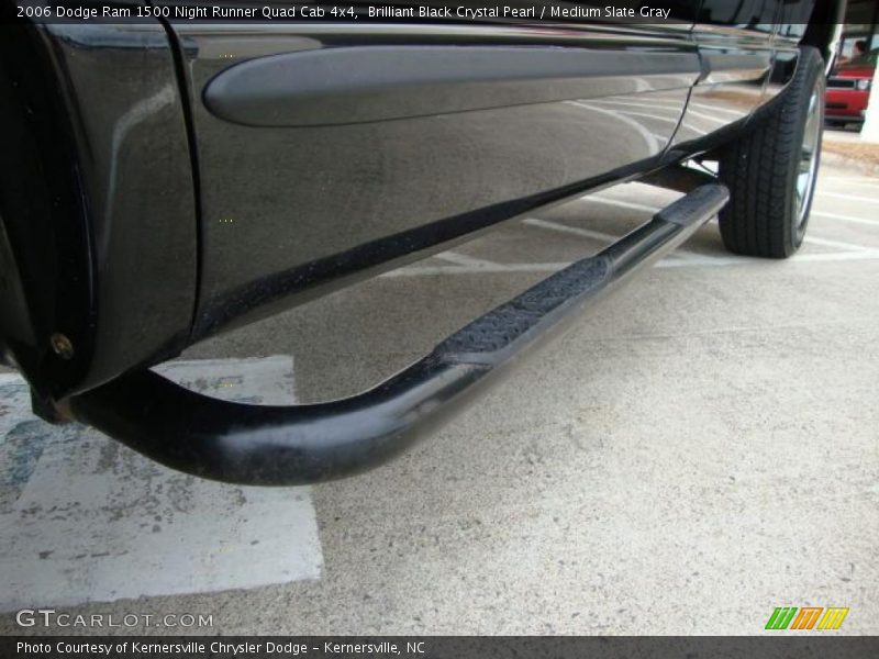 Brilliant Black Crystal Pearl / Medium Slate Gray 2006 Dodge Ram 1500 Night Runner Quad Cab 4x4