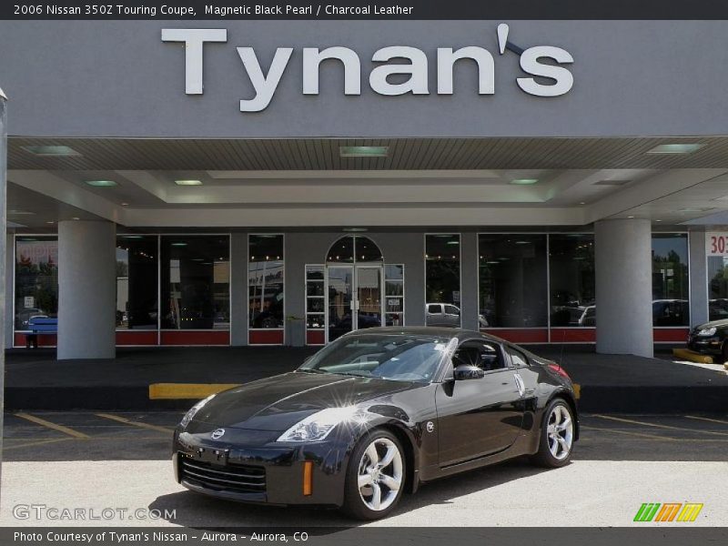 Magnetic Black Pearl / Charcoal Leather 2006 Nissan 350Z Touring Coupe