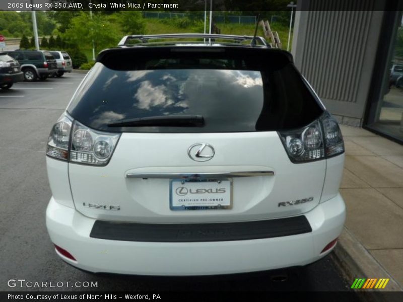 Crystal White Mica / Parchment 2009 Lexus RX 350 AWD