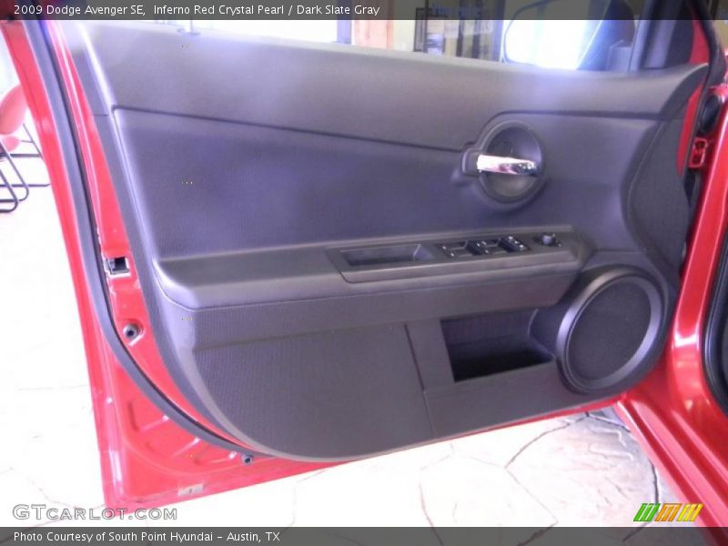 Inferno Red Crystal Pearl / Dark Slate Gray 2009 Dodge Avenger SE