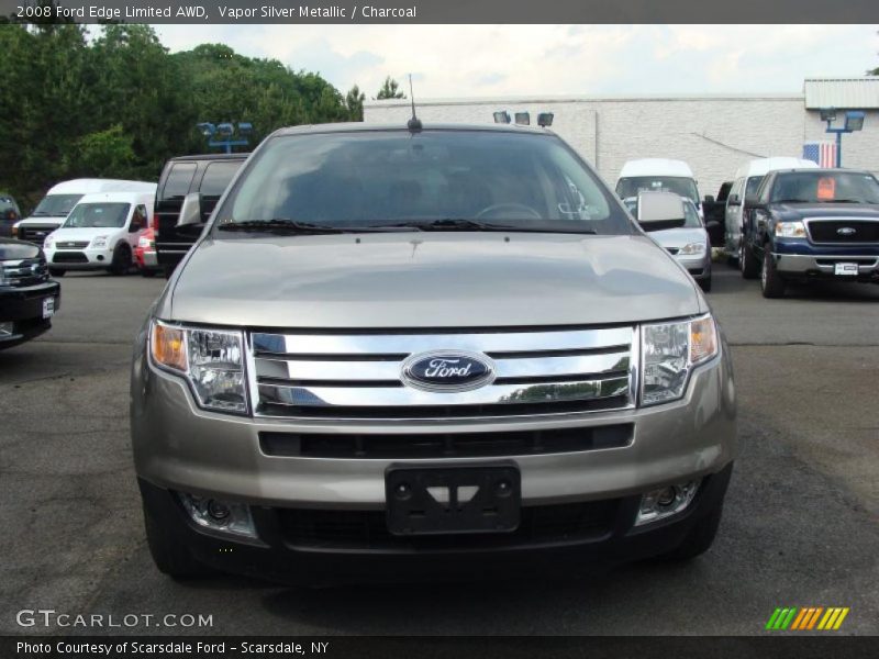 Vapor Silver Metallic / Charcoal 2008 Ford Edge Limited AWD