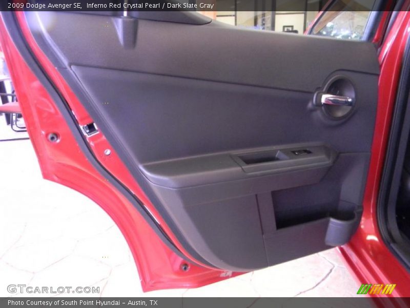 Inferno Red Crystal Pearl / Dark Slate Gray 2009 Dodge Avenger SE
