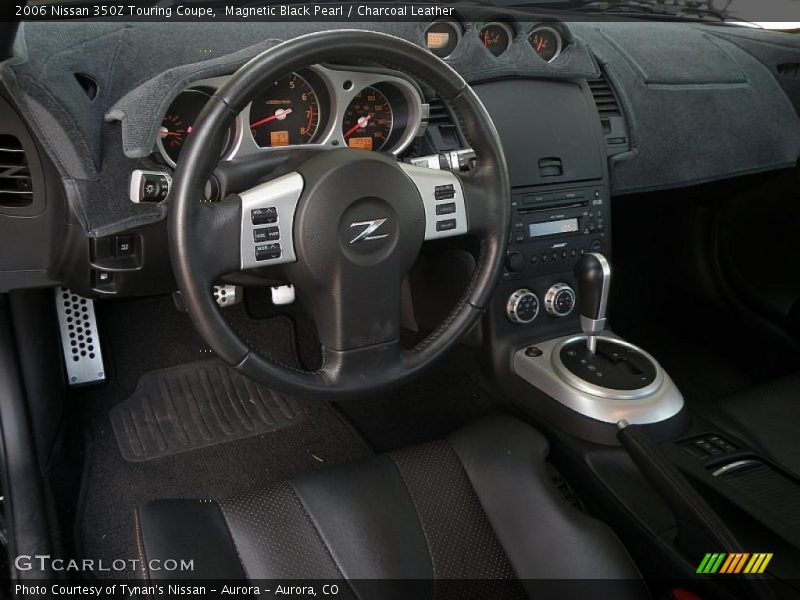 Magnetic Black Pearl / Charcoal Leather 2006 Nissan 350Z Touring Coupe