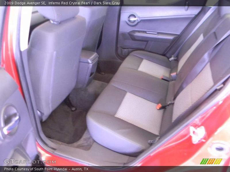 Inferno Red Crystal Pearl / Dark Slate Gray 2009 Dodge Avenger SE