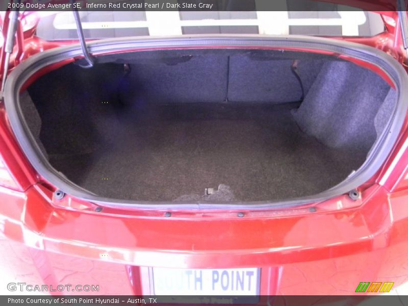 Inferno Red Crystal Pearl / Dark Slate Gray 2009 Dodge Avenger SE