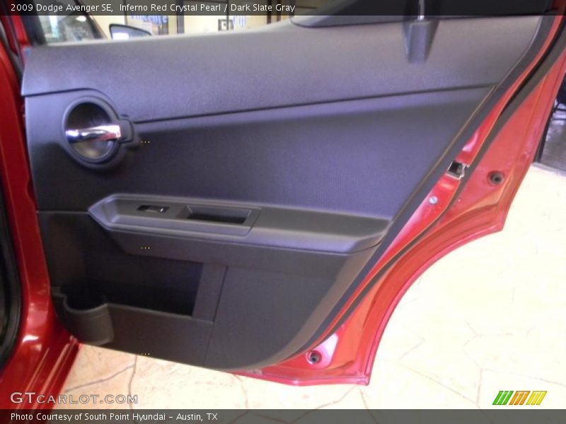 Inferno Red Crystal Pearl / Dark Slate Gray 2009 Dodge Avenger SE