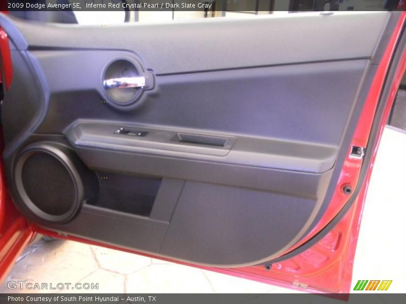 Inferno Red Crystal Pearl / Dark Slate Gray 2009 Dodge Avenger SE