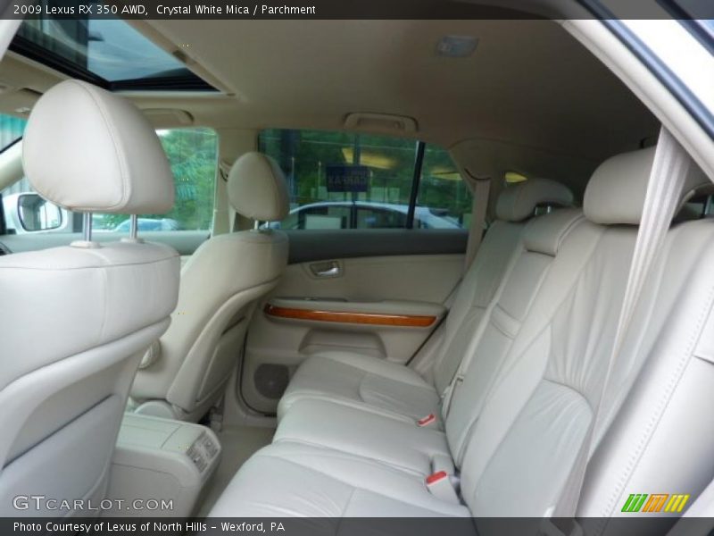Crystal White Mica / Parchment 2009 Lexus RX 350 AWD