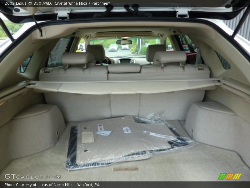 Crystal White Mica / Parchment 2009 Lexus RX 350 AWD