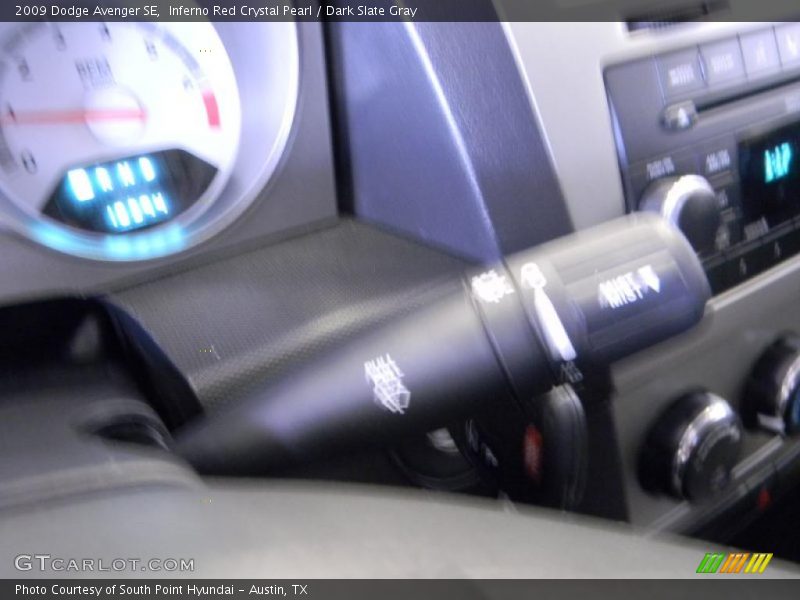 Inferno Red Crystal Pearl / Dark Slate Gray 2009 Dodge Avenger SE