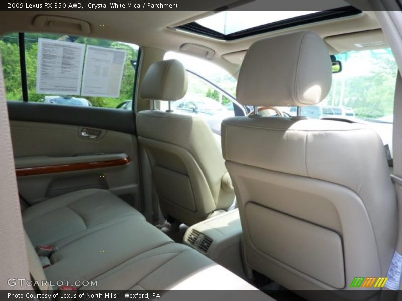 Crystal White Mica / Parchment 2009 Lexus RX 350 AWD