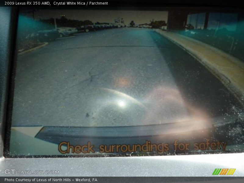 Crystal White Mica / Parchment 2009 Lexus RX 350 AWD