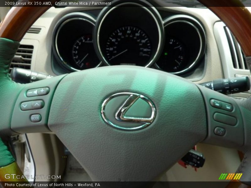 Crystal White Mica / Parchment 2009 Lexus RX 350 AWD