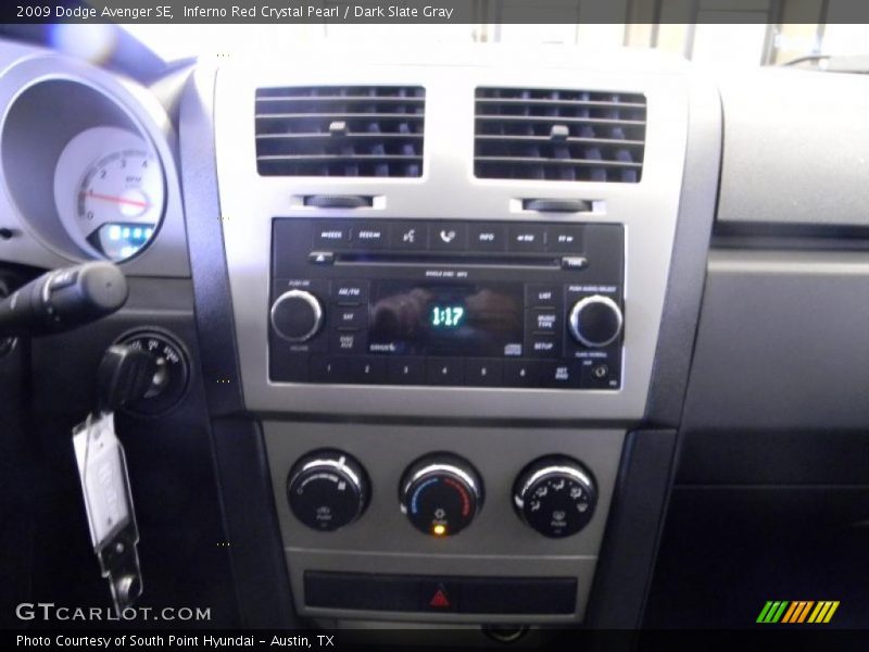 Inferno Red Crystal Pearl / Dark Slate Gray 2009 Dodge Avenger SE