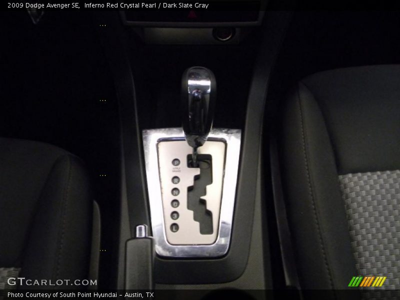 Inferno Red Crystal Pearl / Dark Slate Gray 2009 Dodge Avenger SE