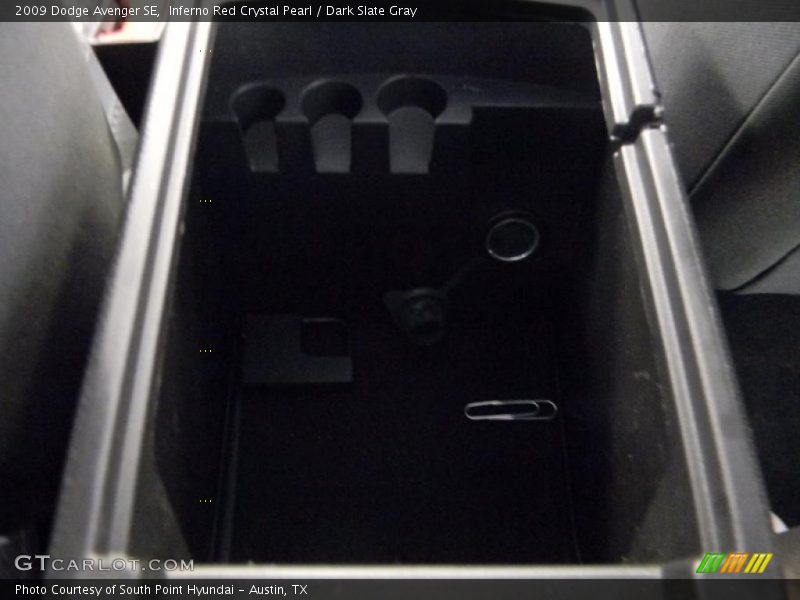 Inferno Red Crystal Pearl / Dark Slate Gray 2009 Dodge Avenger SE