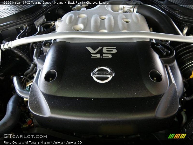 Magnetic Black Pearl / Charcoal Leather 2006 Nissan 350Z Touring Coupe