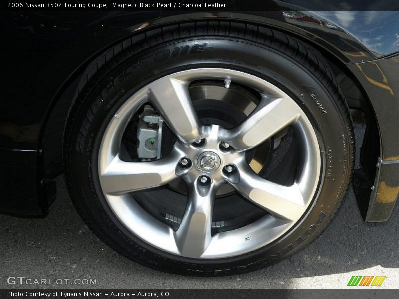 Magnetic Black Pearl / Charcoal Leather 2006 Nissan 350Z Touring Coupe