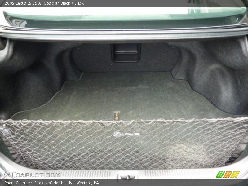 Obsidian Black / Black 2009 Lexus ES 350