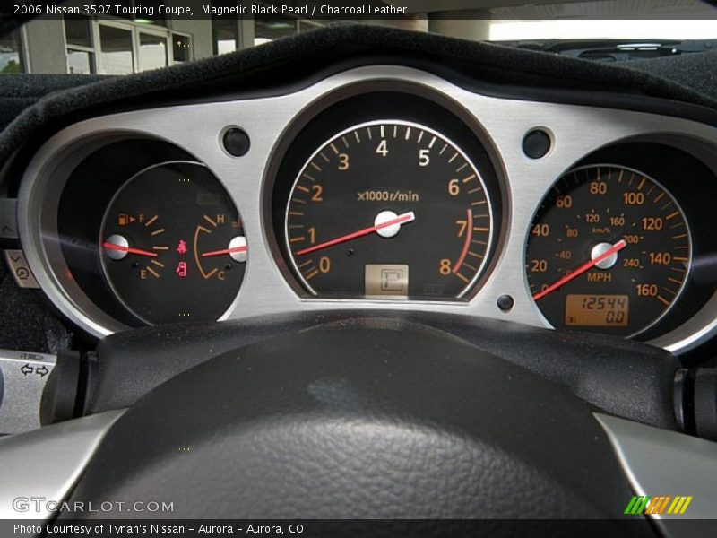 Magnetic Black Pearl / Charcoal Leather 2006 Nissan 350Z Touring Coupe